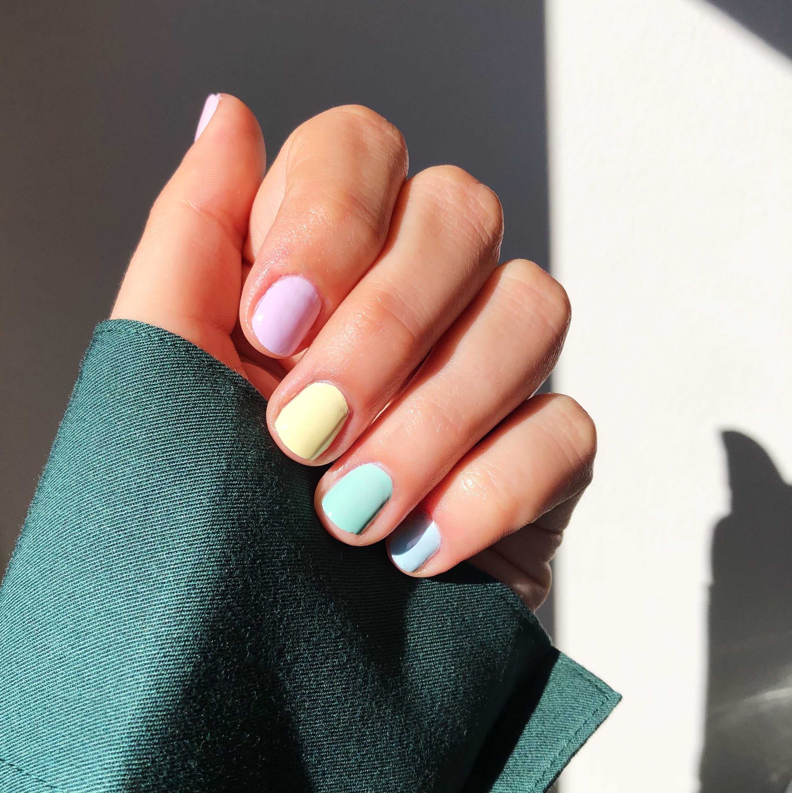 Uñas pastel verano pintauñas